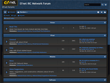 Tablet Screenshot of forum.efnet.org